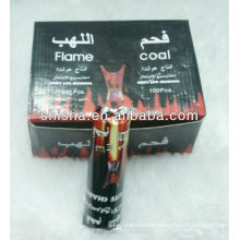 Flame coal round charcoal tablet